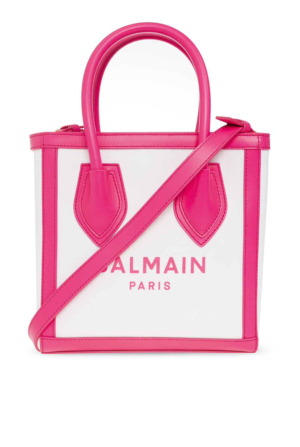 【関税込み】balmain B-ARMY' SHOPPING BAG Balmain B-Army Shopper Shoulder Bag in Monogram Jacquard
